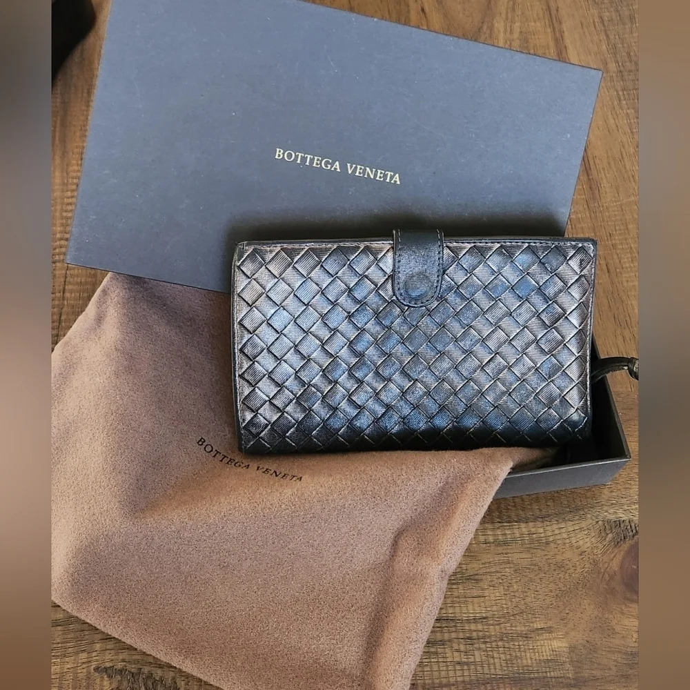 Bottega Veneta Intrecciato Leather Wallet